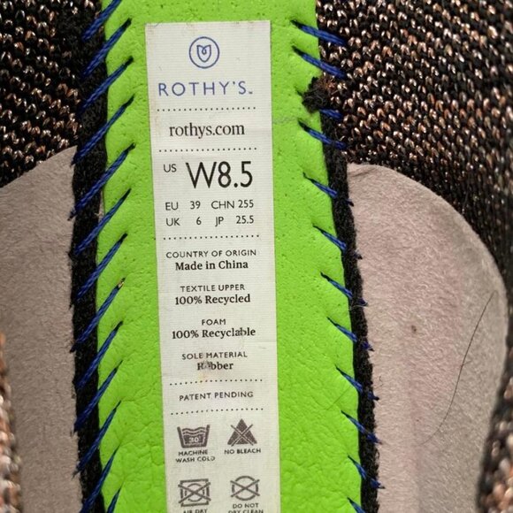 Rothy’s The Flat in Golden Shimmer sz 8.5 - Picture 10 of 10